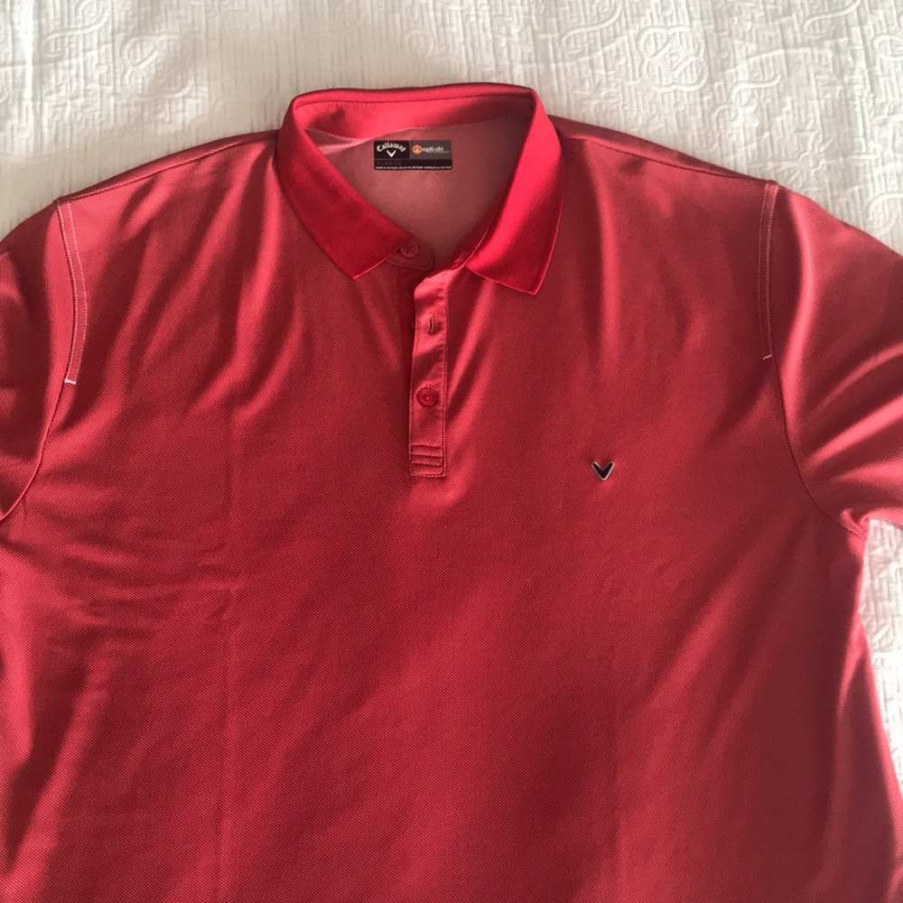 Men’s Callaway Red Polo Shirt